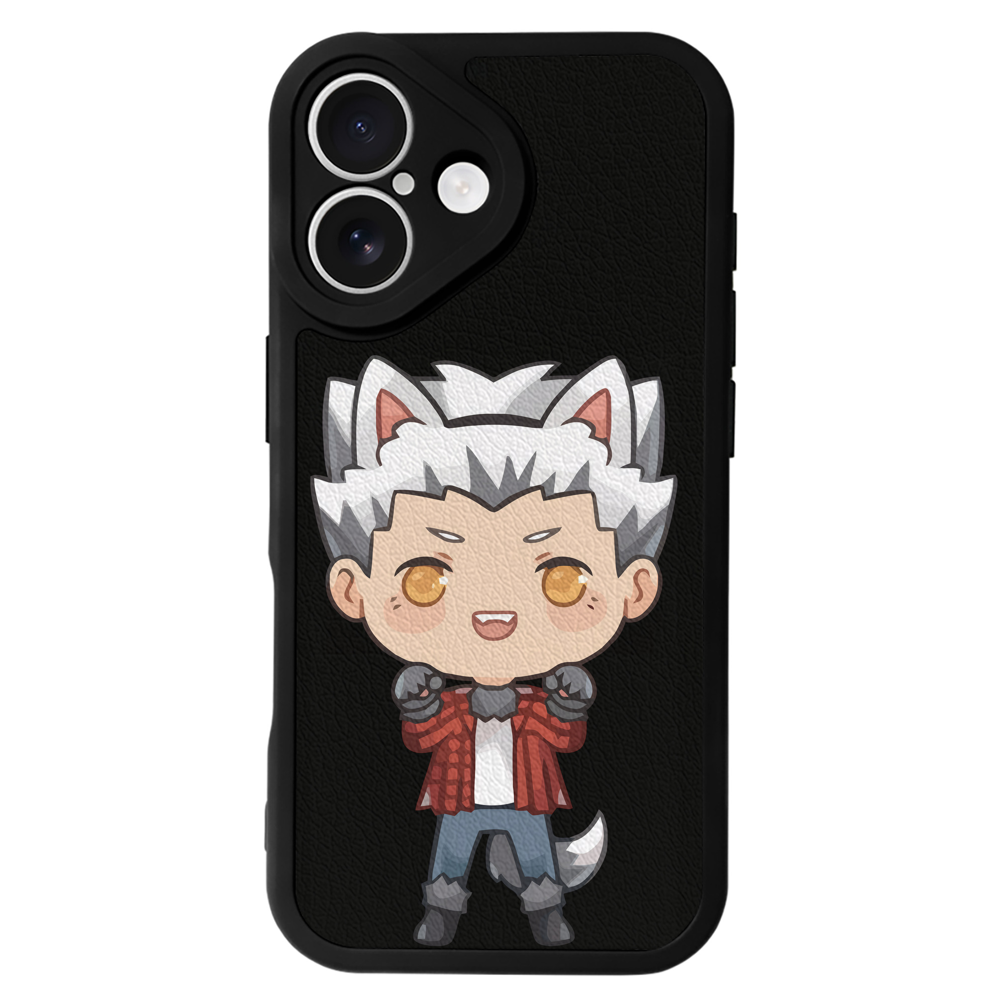 （画像用） ハイキュー!! Haikyu!! 【iPhone 16シリーズ対応】シリコンスマホケース（レザー調） 材質：シリコン